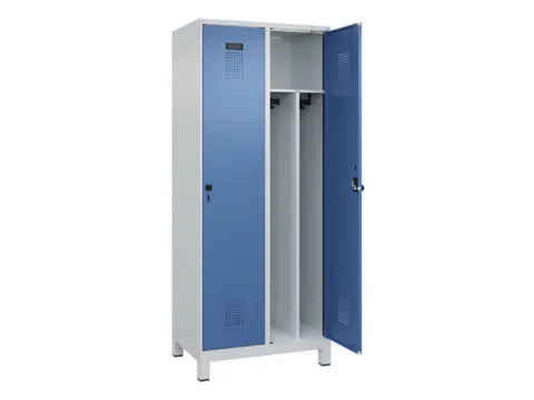 locker voor scheiding van kleding,HxBxD 1950x800x500mm,2vak