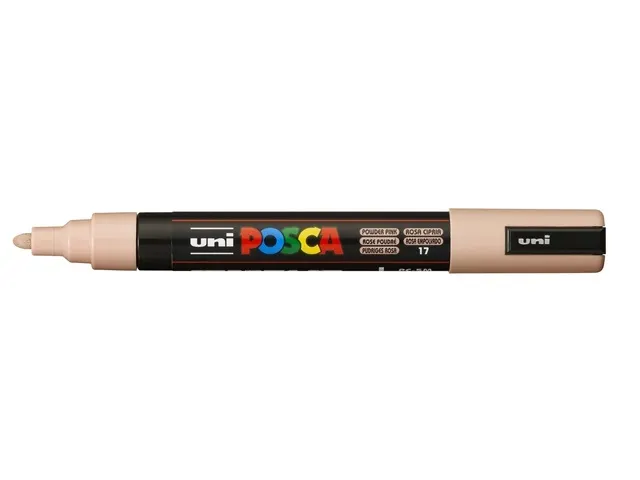 Paintmarker Uni POSCA PC5M medium poederig roze