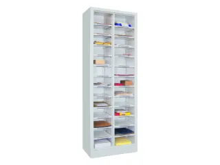 Postsorteerkast Zonder Deuren 1950x640x400mm 2x13 Vakken Ral7035 - 2
