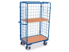 etagewagen,draagverm. 500kg,2etage(s),laadvl. LxB 1000x700mm,houtetage