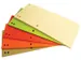 Intercalaires, 235 X 105 Mm, Paquet De 100 Pièces, Couleurs Assorties