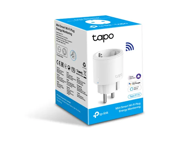 TP-Link Tapo P115, Binnen, Wit, Status, Draadloos, Wi-Fi, 802.11b, 802