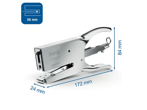 Niettang Rapid 1DX 50vel 24/6 chroom