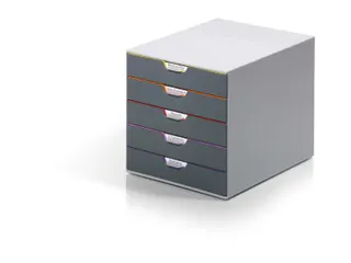 Ladenbox Durable Varicolor 5 laden grijs - 4