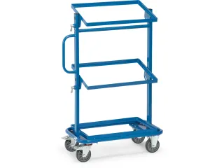 Bijzetwagens 32910 3 Etages Zonder Legborden 200kg 605x405mm Ral5007 - 1