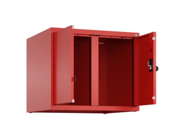 opzetkast,v. locker voor scheiding van kleding,2vak.,vak B 300mm