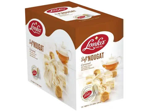 Nougat Lonka caramel doos 214 stuks