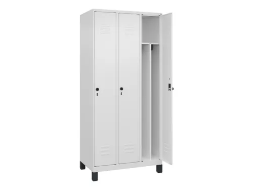 locker voor scheiding van kleding,HxBxD 1950x900x500mm,3vak
