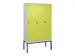 locker voor scheiding van kleding,HxBxD 2120x1200x500mm,3vak
