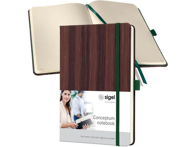Carnet Conceptum A5 BOIS dots 194pag 100gr SC