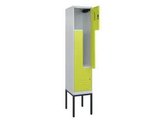 Z-garderobekast,HxBxD 2120x400x500mm,vak B 200/400mm,cil.-slot - 2