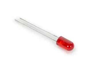 5mm Standaard LED Lamp Rood Diffuus - 1
