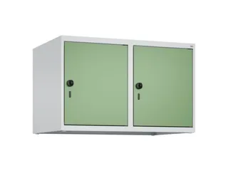 opzetkast,v. locker,2vak.,vak B 400mm,HxBxD 500x800x500mm,draaigrendel - 2