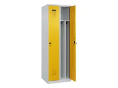locker voor scheiding van kleding,HxBxD 1850x600x500mm,2vak