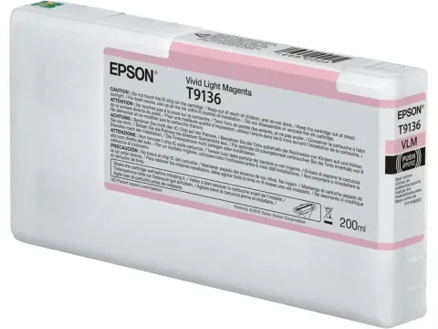C13T91360N EPSON T9136 SC Inkt licht mag vivid 200ml