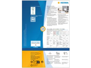 HERMA 4664 Etiketten met perforatie A4 210x99mm Wit 300 stuks - 2