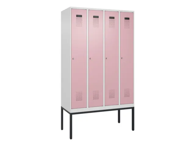 locker voor scheiding van kleding,HxBxD 2120x1200x500mm,4vak