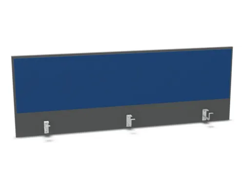 opzetpaneel bureau aanbouw achter MS-donkergrijs BN6016-blauw 1600mm