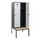 locker met bank,HxBxD 1950x800x815mm,2vak,vak B 400mm,draaigrendel