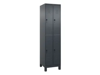 dubbeldekse locker,HxBxD 1950x500x500mm,2x2vak.,vak B 250mm - 1