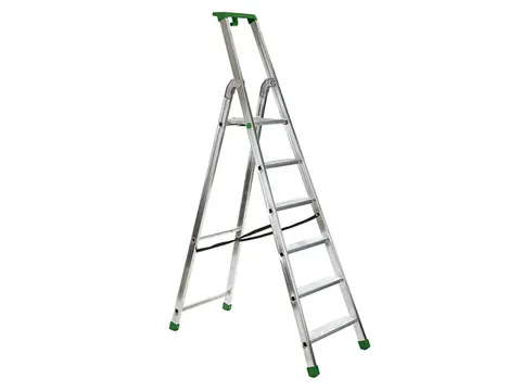 Industriële Trapladder Quadra, 6 Treden