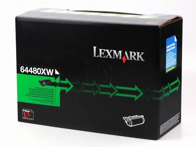 Cartouche d'encre 64480XW Lexmark T644 Rem. Noir HC