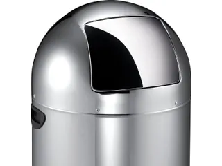 Afvalbak Kickcan metalen binnenbak 33 liter mat RVS - 4