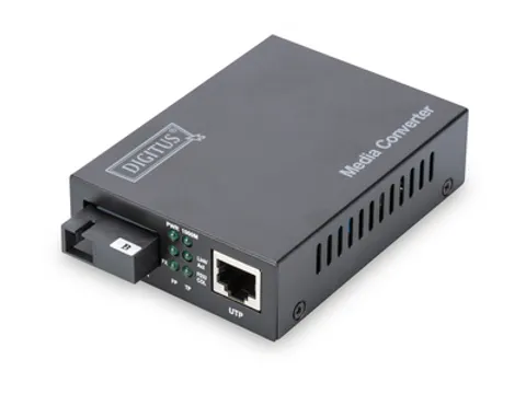 Gigabit Ethernet-mediaconverter, singlemode, BiDi Tx1550nm / Rx1310nm