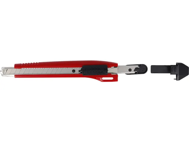 Cutter Westcott Premium 9mm curseur coulissant rouge