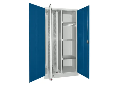 verticale kast,HxBxD 1950x1000x600mm,RAL7035,front RAL5010