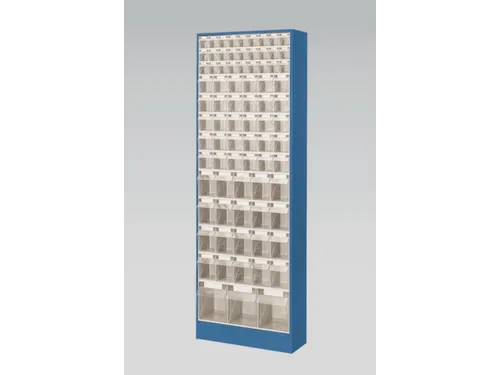 Transparante Magazijnbakken 80Bakken Abs-Kunststof Corpus Ral5007