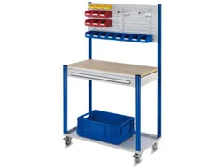 Verrijdbaar Werkstation 1730x1000x500mm Met Sleufplaat 1 Lade