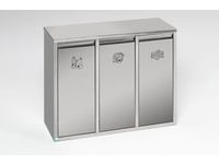 Afvalverzamelstation 3X7 Liter 470X580X270Mm Binnenbak Kunststof Nee
