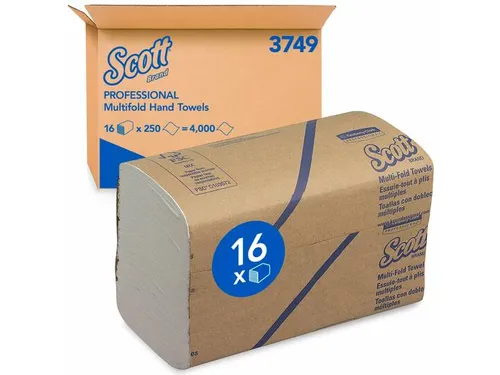 Scott 3749 Handdoeken Multifold 1-Laags Wit