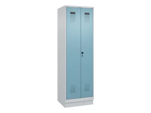 locker voor scheiding van kleding,HxBxD 1950x600x500mm,2vak