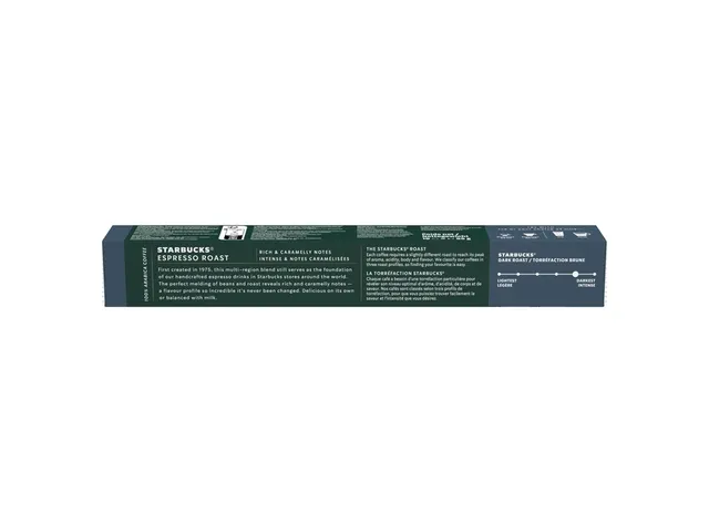 Capsule Starbucks Espresso Roast 10 pièces