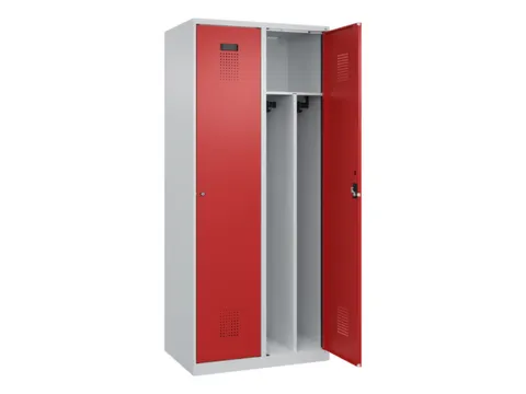 locker voor scheiding van kleding,HxBxD 1850x800x500mm,2vak