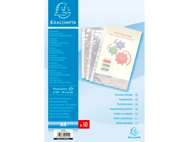 PK10 Geperf.tas glad PP 6/100 A4