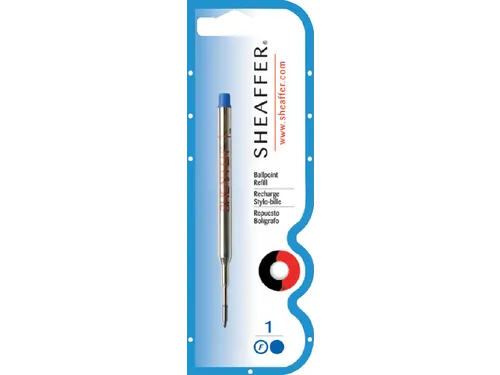 Balpenvulling Sheaffer fijn blauw blister à 1 stuk
