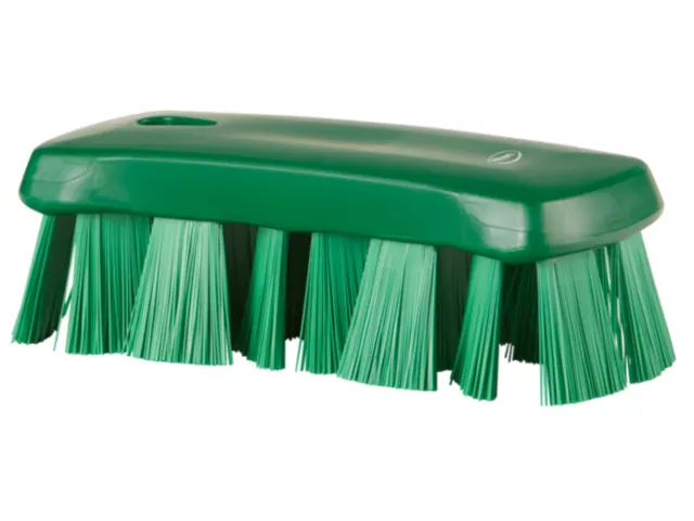 Vikan 3891-2 UST Kleine Werkborstel Harde vezel 176mm Groen