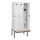 locker met bank,HxBxD 2120x900x815mm,3vak,vak B 300mm,draaigrendel