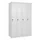 locker,HxBxD 1850x1200x500mm,4vak,vak B 300mm,draaigrendel