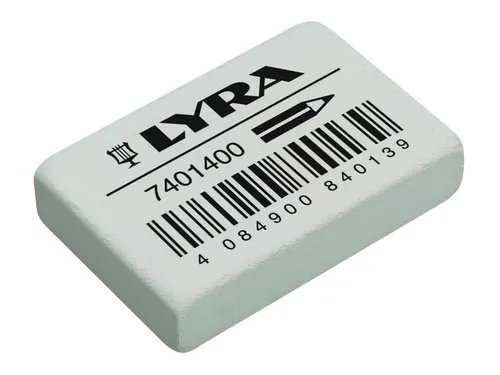 Gum LYRA India Rubber doos à 40 stuks wit