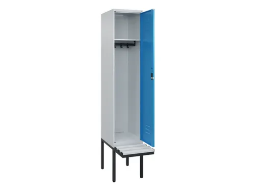 locker met bank,HxBxD 2120x400x815mm,1vak,vak B 400mm,cil.-slot