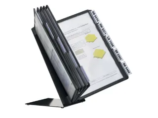 Bureaustandaard Durable Vario met 10 Tassen A4 zwart - 1