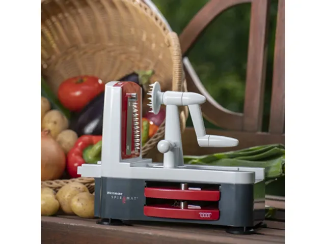 Westmark Fruit- groentesnijder SPIROMAT met 3 verwisselbare messen