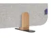 OUTLET Elements Bureauscherm akoestisch 60x120cm Licht Grijs Houders
