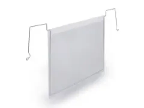 OUTLET Hoes met ophangbeugel A4 liggend formaat PP transparant