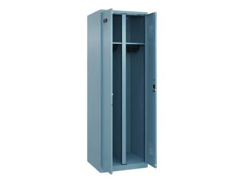 locker voor scheiding van kleding,HxBxD 1850x600x500mm,2vak