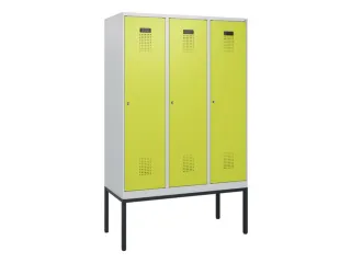 schoollocker,HxBxD 1950x1200x500mm,3vak,vak B 400mm,cil.-slot - 2